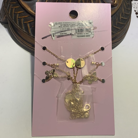 Wild Fable Gold Tone 3 Piece Anklet Set - Picture 6 of 8